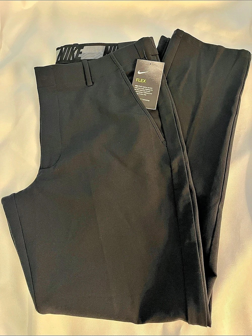 Nike Dri-FIT Coupe Adjustee Slim Fit Golf pant Men's Black 36 x 32 NWT